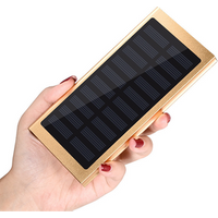 2020 Christmas Gift High Capacity 10000mah Portable Mobile Phone Battery Charger, Solar Powerbank 20000mah Dual USB Power Bank