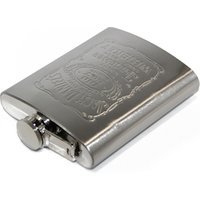 Personalised Fashion Engraved Logo Stainless Steel Hip Flask Portable Silver Popular Father's Day Gift Whiskey 7oz Hip Flask