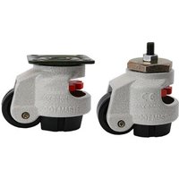 GD-40F/40S Heavy Duty Industrial Swivel Wheel Castor Retractable Leveling Fixed Metal Wheel Adjustable for Hospital Warehouse