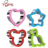 Christmas Silicone Cookie Cutter Set Flower Star Heart Shapes