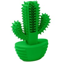 Cactus Shape Rubber Dog Chewing Toy Toothbrush Stick