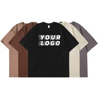 Height Quality Hot Sale Unisex Loose Fit t Shirt Custom Oversized T-shirt With logo Blank 100% Cotton Mens T-shirts