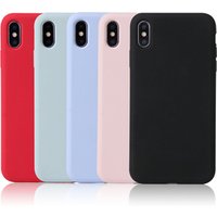 Factory wholesale price good quality tpu liquid silicone mobile cell phone case for iphone x xr xs 7 8