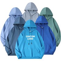 Wholesale Custom Logo Men's Athletic High Quality Various Colored Hoodie Streetwear Oversized Heavyweight Hoodies