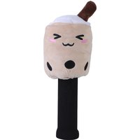 Custom Embroidery Portable Cute Cup Cartoon Plush Golf Driver Headcover with Long Sock for Fairway Wood