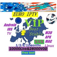10000+ Live 28000+ vod iptv Poland albanian Malta UK VIP Sports Swedish Czech Swiss iptv subscription 3000+ ADULT free test