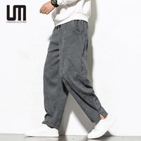 OEM New Arrival Men Fashion Streetwear Loose Plus Size 5XL Corduroy Pants Vintage Trousers