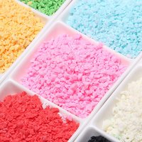 Multi-color DIY Slime Clay Sprinkles Ceramic Porcelain Beads Filler Supplies Candy Cake Dessert Mud Decoration Toy