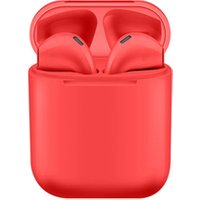 High quality Hot I12 tws headset true mini sports stereo wireless headset i12 with charging box