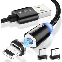 Free Shipping Magnet Mobile Phone Charger Cable RAXFLY Cell Phone Charging Magnetic USB Cable