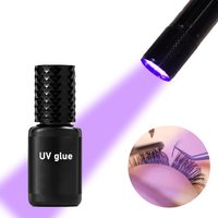 Wholesale Microwave Uv Led Eyelash Extension Glue With Private Label Uv Lash Glue Uv Glue Eyelash