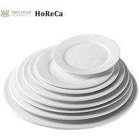 Cheap Restaurant Bulk Porcelain Appetizer Plates Ceramic Dinner, Manufacturer Stock White Platter Plate!