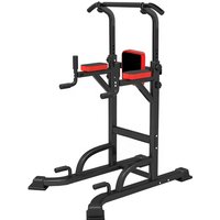 Home-Used Adjustable Height Power Tower Dip Station Multi-Functional Steel Pull-Up Device Horizontal Bar for Stretch Pull-Up