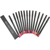 Wholesale Vegan Pink Dark Brown Water Proof Lip Liner Pencil Cream Lip Liner Vendor Custom Logo Private Label Lipliners