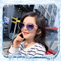 Unique Heart-Shaped Design Cute Fashional Kids Children Sunglasses