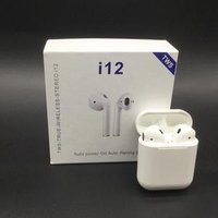 i12 tws original Pop Up Bluetooth Earphones Wireless Touch Control Earbuds Headset tws pk i30 i20 i11 i7s i12