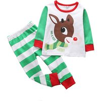 Striped Cotton Christmas Pyjamas