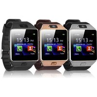 low price GSM SIM card waterproof smartwatch dZ09 smart watch women for smartphone