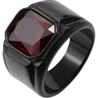 Plating Gemstone Ring Wholesale Rings Stainless Steel Vintage Men's Top Quality Ancient Geometric Fast Delivery