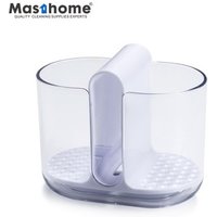 Masthome kitchen sink caddy sink organizer rack for sponge holder soap dispenser with pump for liquid soap