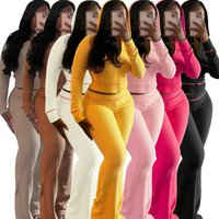 Women's Custom Cropped Shorts Waffle Hooded Flared Leg Long Knitting Woven Embroidered Two-Piece Casual Set for Summer