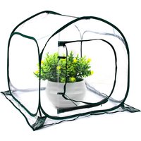 Pop up Greenhouse Tent Flower House Portable Grow Gardening Backyard Mini Greenhouse for Plant Outdoors Indoor Seedlings