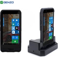 portable 6 inch industrial handheld nfc pda with courier barcode scanner for windows mobile pda