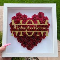 Wholesale Personalized Wedding Valentine Mother's Day Preserved Flower Gift Box Flower Shadow Frame Box Acrylic Flower Box