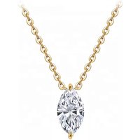 Lab Diamond Marquise Cut Handmade Diamond Latest Necklace Designs Necklace Set Women Jewelry Manufacture Fine Jewelry