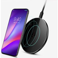 10W Qi Wireless Charger Pad LED Light Fast Charging Wireless Charger Charging Pad for iphone