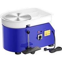 9.8 Inch Electric Pottery Wheel Metal 350W Clay Work Forming Machine DIY Ceramic Making Tool