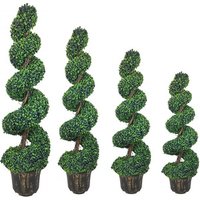 High Quality Artificial Topiary Spiral Boxwood Tree,Home Garden Decor Artificial Tree,Outerdoor Topiary Plan Tree