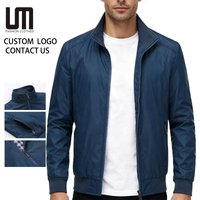 Custom Brand Logo Wholesale Trending Men S Autumn Casual Slim Outerwear Windbreaker Plus Size 6XL Jacket Coats