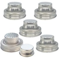 Stainless Steel Mason Jar Shaker Lid Spices Seasonings