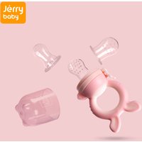 Jerrybaby Infant Food Portable Baby Nipple Feeder Silicone Pacifier Fruits Feeding Supplies Nipples