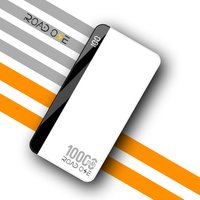 New Design 10000mah Slim Power Bank Portable Charger Li-polymer Phone Battery Dual USB Output Fast Charging Mobile Power Banks