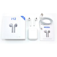 i12 TWS V5.0 Touch with Popup Window True Headphones Wireless Stereo Earbuds Touch Control Wireless Earphone i12 TWS
