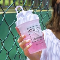 400ml 600ML shaker bottles custom logo plastic sports protein mug wholesale shaker bottle