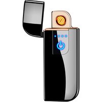 Lighters,Creative Ultra-thin USB Fingerprint Touch Sensor Lighter,Manufacturer Promotional Gift Rechargeable Touch Lighters