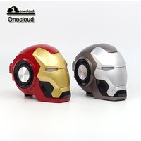 Iron Man Helmet Speaker wireless Subwoofer blue tooth Gift portable interesting speaker
