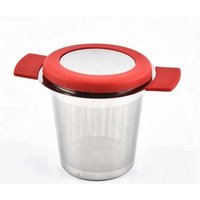 2 handle 60 mesh stainless steel 304 tea filter strainer/tea infuser