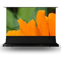 Floor Rising Electric tab tension Projection Screen with Ambient Light PVC-Crystal for UST projector