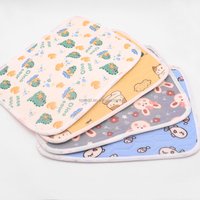 Reusable Ice Silk Bedding Pad Summer Cooling Kennel Mat for Dogs and Cats Sustainable Ice Silk Sleep Mat with Pet Pads
