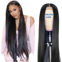 Wholesale Indian Virgin Natural 180% Density Human Hair Hd Full Lace Frontal Wig Transparent Lace Front Human Hair Wigs