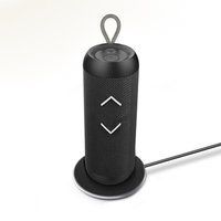 New private model Waterproof IPX6 Fabric Bluetooth Speaker EBS-606 wireless charging Qi wireless speaker