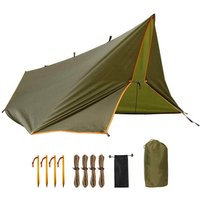 WOQI Sunshelter Large Beach Fly Tent Beach Sunshade Tent Multi Use Large Beach Tarpwaterproof Rainfly Sunshade Fly Tarp