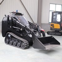 High-Flow Crawler Skid Steer Loader with Hydac Hydraulic Cylinder Gasoline Diesel Engine Track System