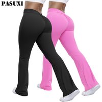 PASUXI Custom Scrunch Butt Lifting Sports Workout Pants Soft Lightweight Fitness High Waisted Gym Yoga Leggings for Women