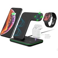 Ice-Bingo 2019 new arrivals fast charge wireless charger 3 in 1 charging stand for iwatch, iphone and airpods