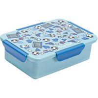 Cute Cartoon Plastic Lunch Box for School Kids BPA-Free Microwave Heatable Food Container with Plastic Lid Bento Style